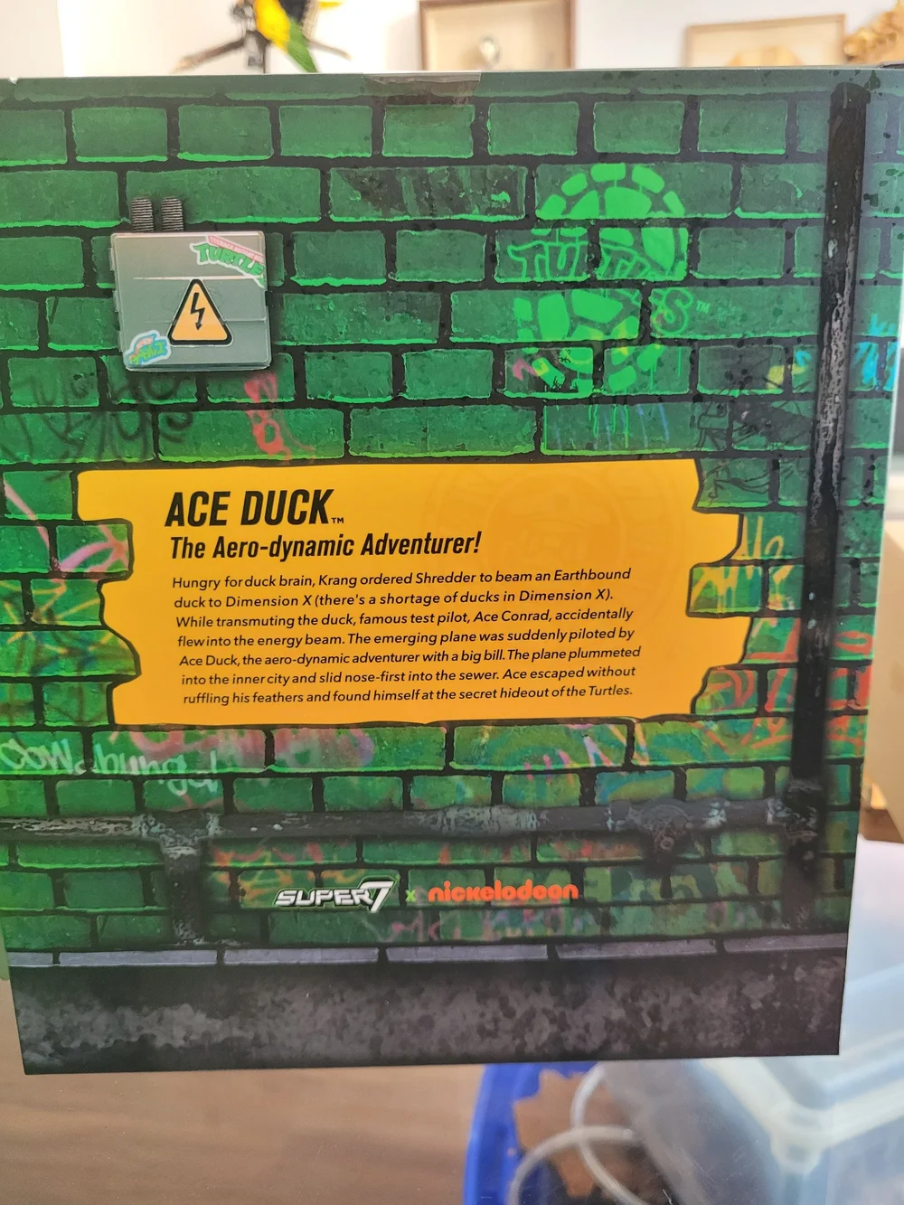 Ace Duck Action Figure - Yellow & Blue